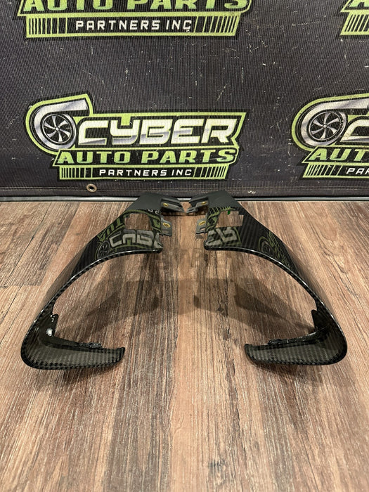 2017-18 AUDI R8 INTERIOR CARBON FIBER TRIM SET PANELS OEM