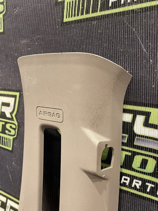 2017-2019 FORD F250 F350 F450 LIMITED LIGHT GRAY LEFT UPPER B PILLAR OEM *SCUFFS