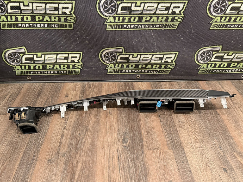2024 BMW M3 M4 G80 G82 CARBON FIBER DASH AIR VENT SHIFTER BEZEL CONSOLE STORAGE