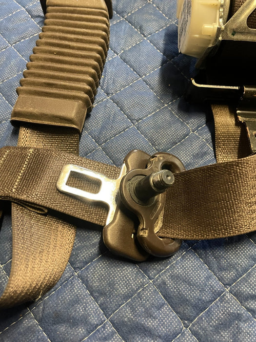2018-2019 FORD F250 F350 F450 LIMITED BROWN FRONT PASSENGER RIGHT SEATBELT OEM