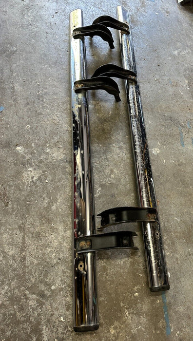 2016 2017 2018 NISSAN TITAN XD PRO-4X CREW CAB LEFT RIGHT STEPS RUNNING BOARDS