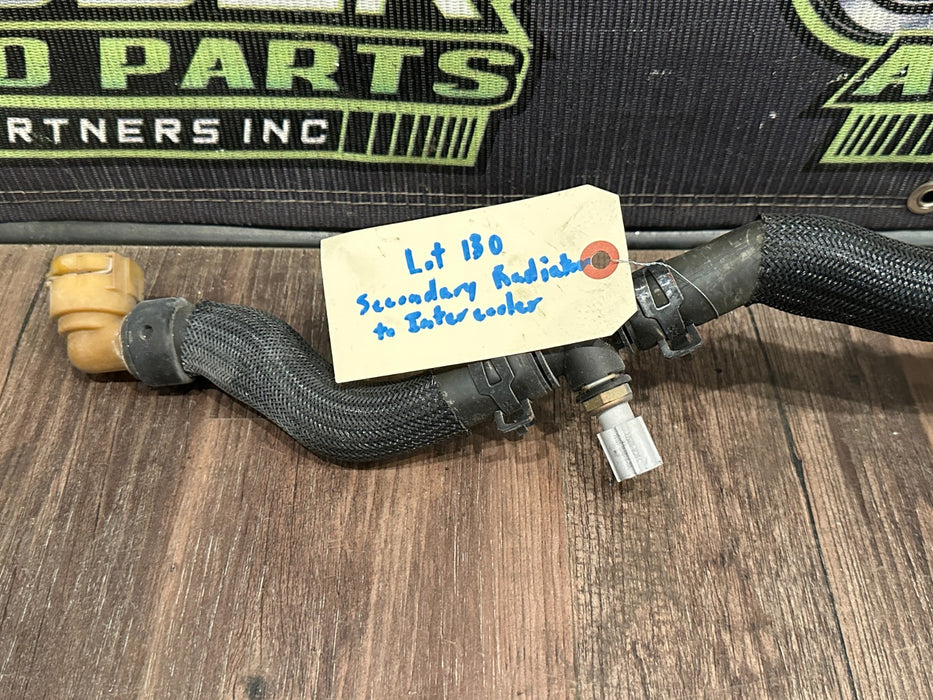 2017-2019 FORD F250 F350 F450 SECONDARY RADIATOR TO INTERCOOLER HOSE PIPE OEM