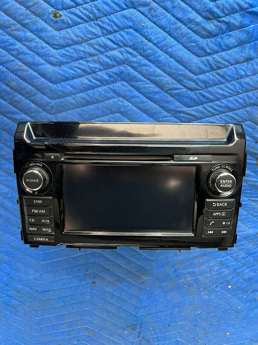 2016 2019 NISSAN TITAN XD PLATINUM RADIO CD NAVIGATION SCREEN 25915-EZ20A