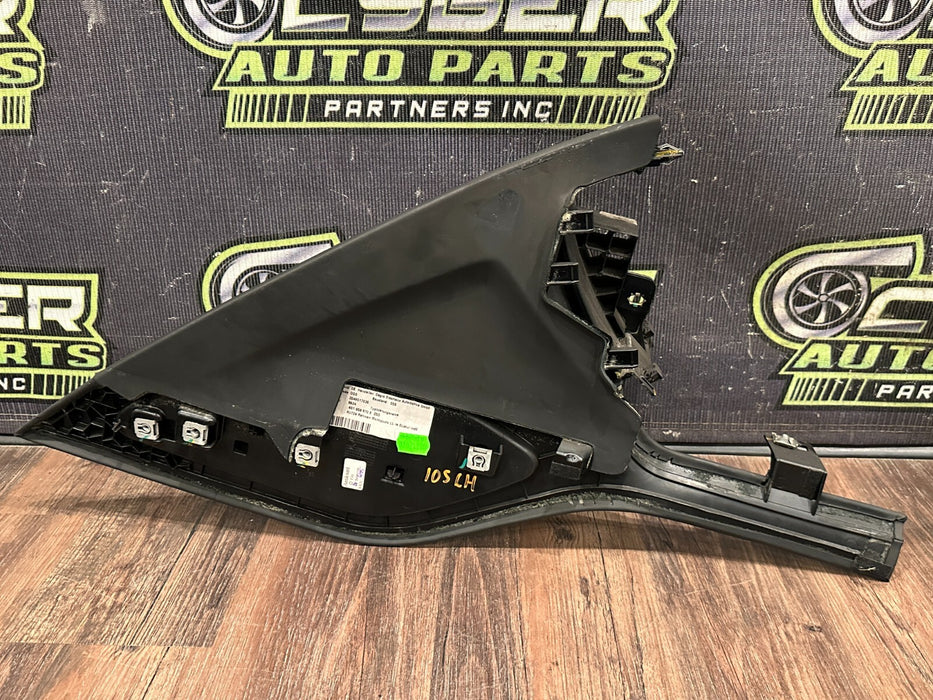 2021 AUDI R8 LEFT CENTER CONSOLE LEATHER COVER FRAME OEM 4S1 858 970 E *FLAWS #6