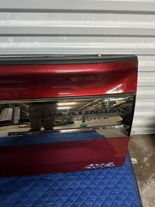 2016 NISSAN TITAN XD PLATINUM RESERVE CAYENNA RED TAILGATE ~MINOR DENTS~ OEM