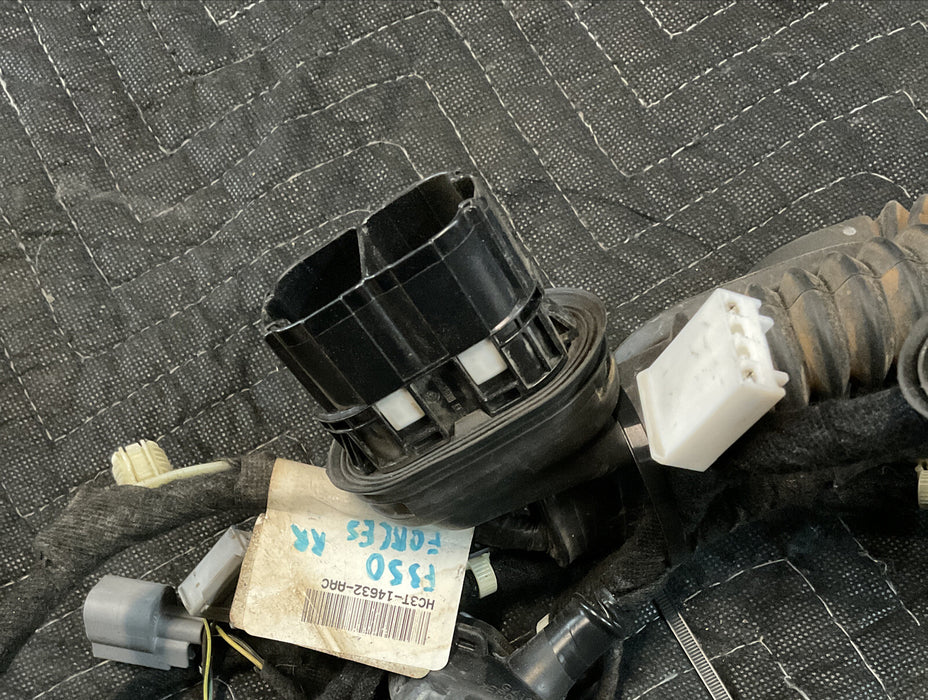 2019 FORD F250 F350 F450 PLATINUM REAR RIGHT DOOR HARNESS OEM
