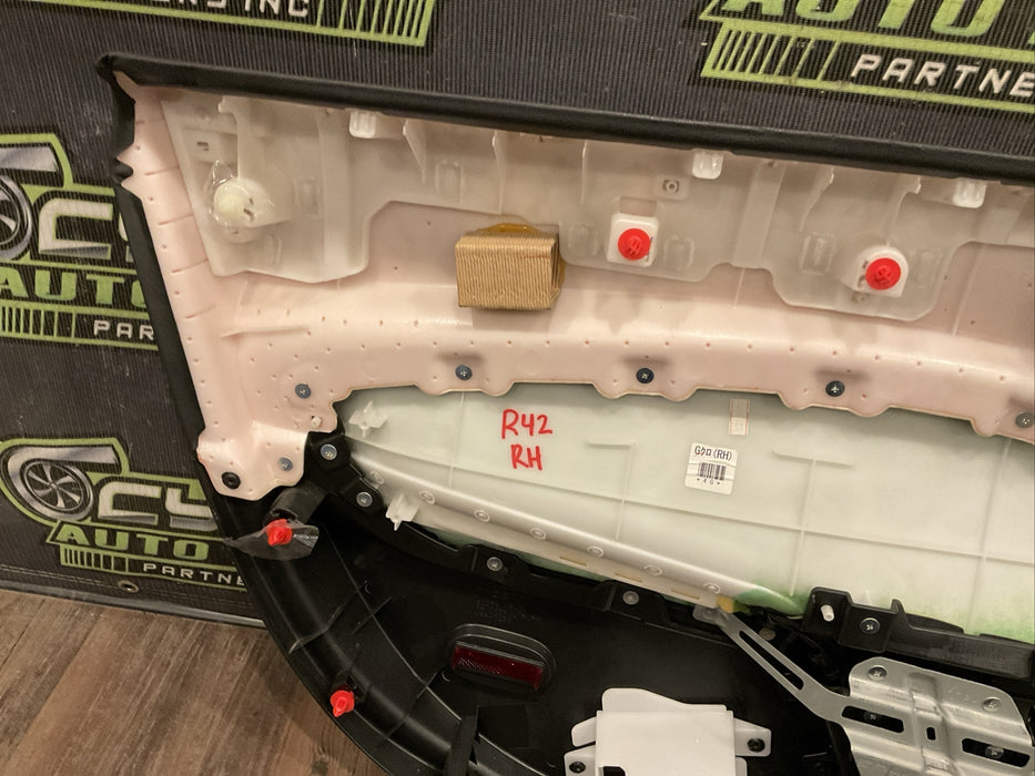 2014 NISSAN 370Z SPORT FRONT PASSENGER RIGHT DOOR PANEL OEM~MINOR WEARS~