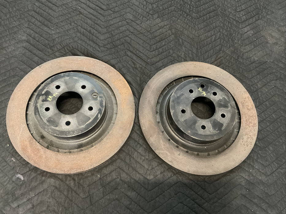 2010 NISSAN 370Z REAR AKEBONO ROTOR OEM 2009-2020