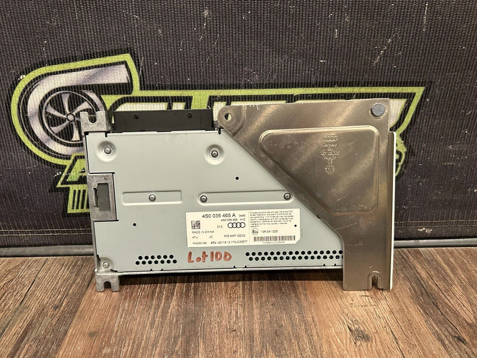 2017-18 AUDI R8 B&O BANG & OLUFSEN RADIO SOUND AMP AMPLIFIER OEM 4S0 035 465 A