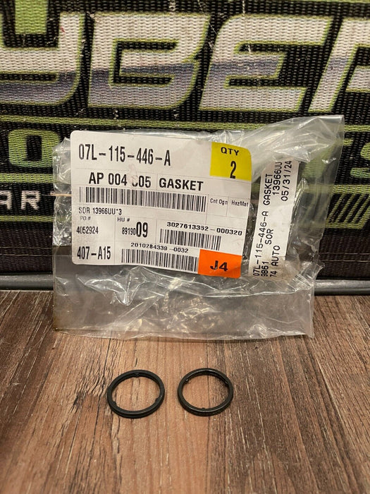 2018 AUDI R8 HURACAN ENGINE GASKET RUBBER RINGS (2) OEM GENUINE 07L-115-446-A