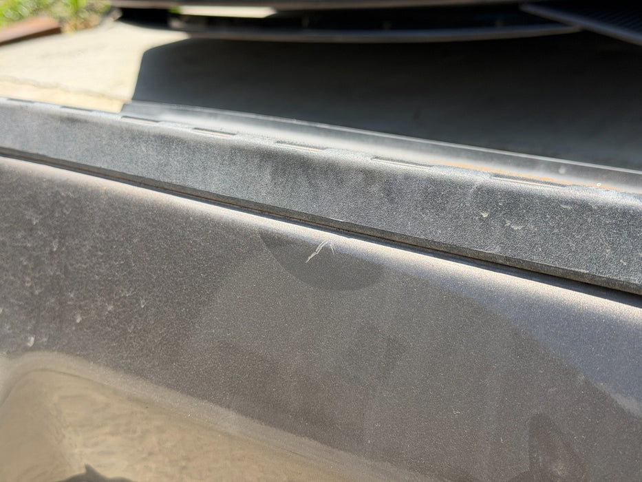 2020 2022 FORD F250 F350 F450 STONE GRAY COMPLETE REAR BUMPER WITH SENSORS