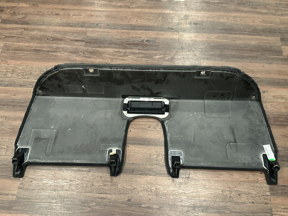 2014 AUDI R8 REAR PACKAGE TRAY BACK WALL CARPET COVER TRIM PANEL 420 863 411 L