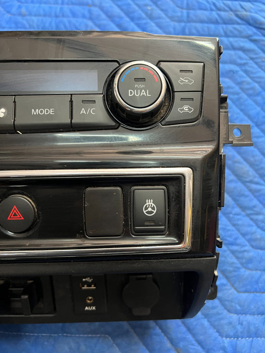 2019 NISSAN TITAN XD A/C HEATER DUAL CLIMATE CONTROL TEMPERATURE W/TRAILER BRAKE