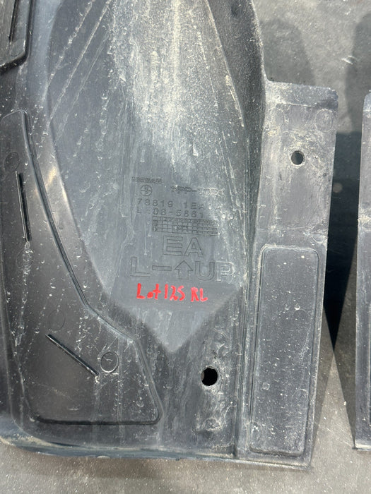 2013 NISSAN 370Z REAR LEFT RIGHT FENDER LINER SPLASH GUARD OEM