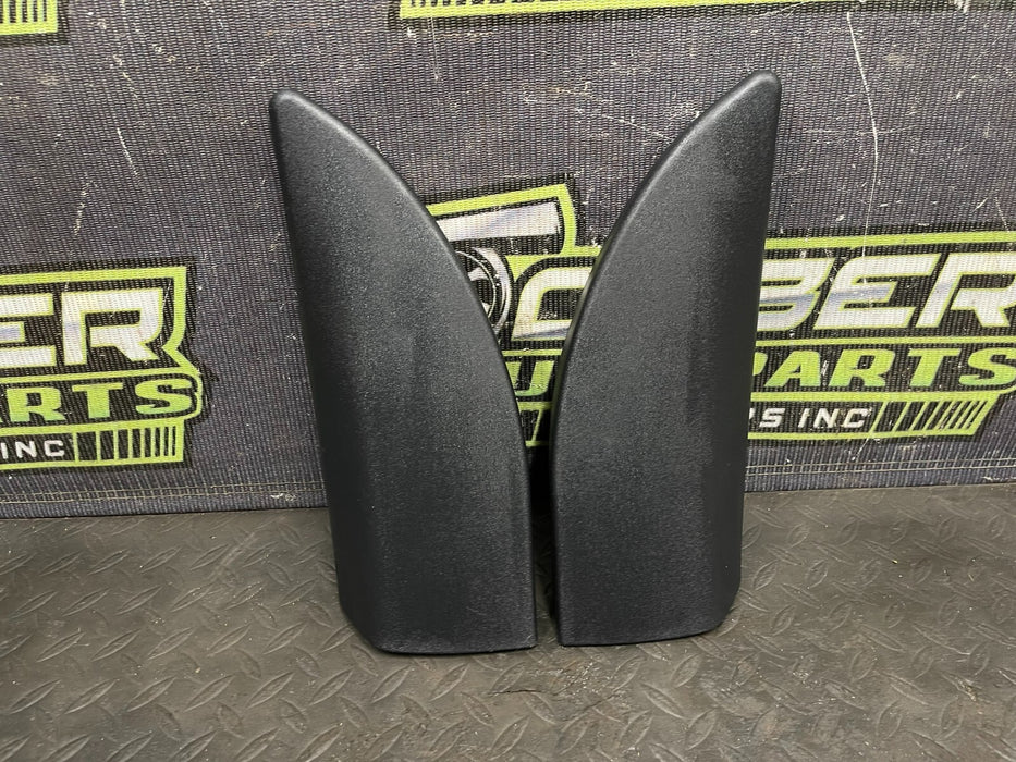 2019 FORD F250 PLATINUM DIESEL FRONT LEFT RIGHT DOOR MIRROR CORNER TRIM SET OEM