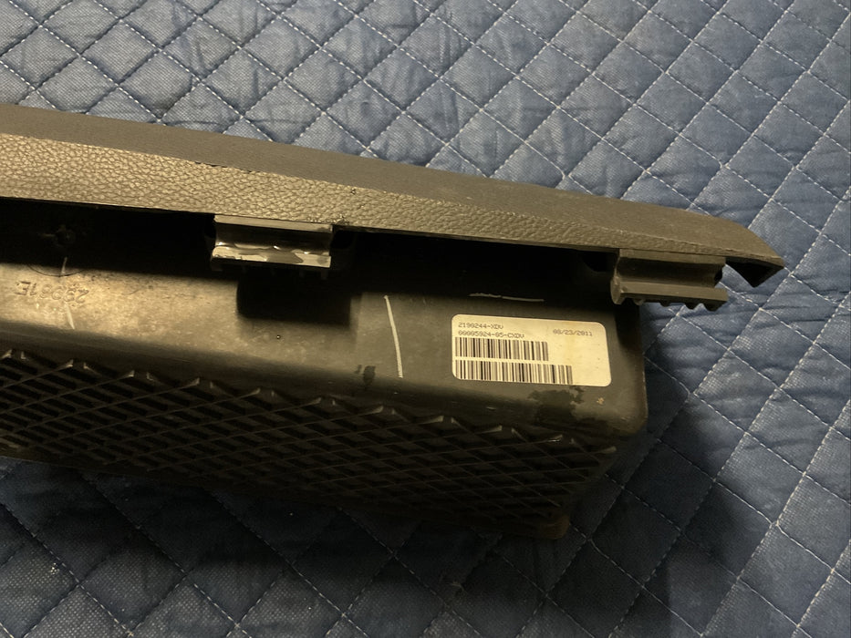 2013-2018 RAM 2500 3500 LARAMIE LOWER GLOVE BOX DOOR BLACK OEM~MINOR SCRATCHES~