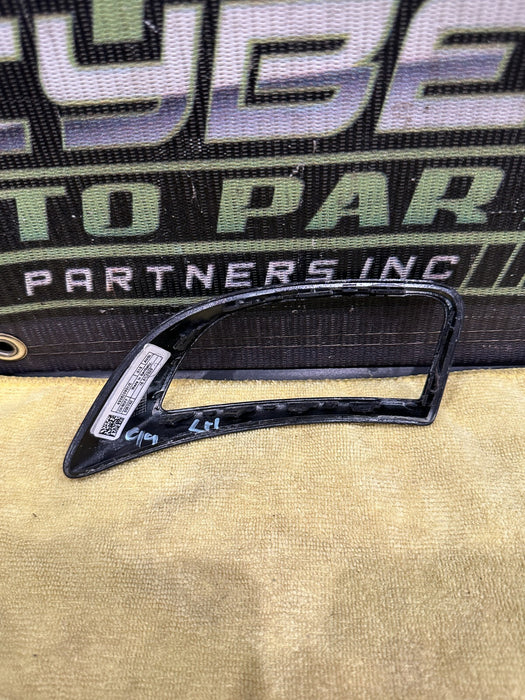 2021 AUDI R8 LEFT DOOR PANEL CARBON FIBER DOOR TRIMS OEM *PPF FLAWS/CF IS GOOD*