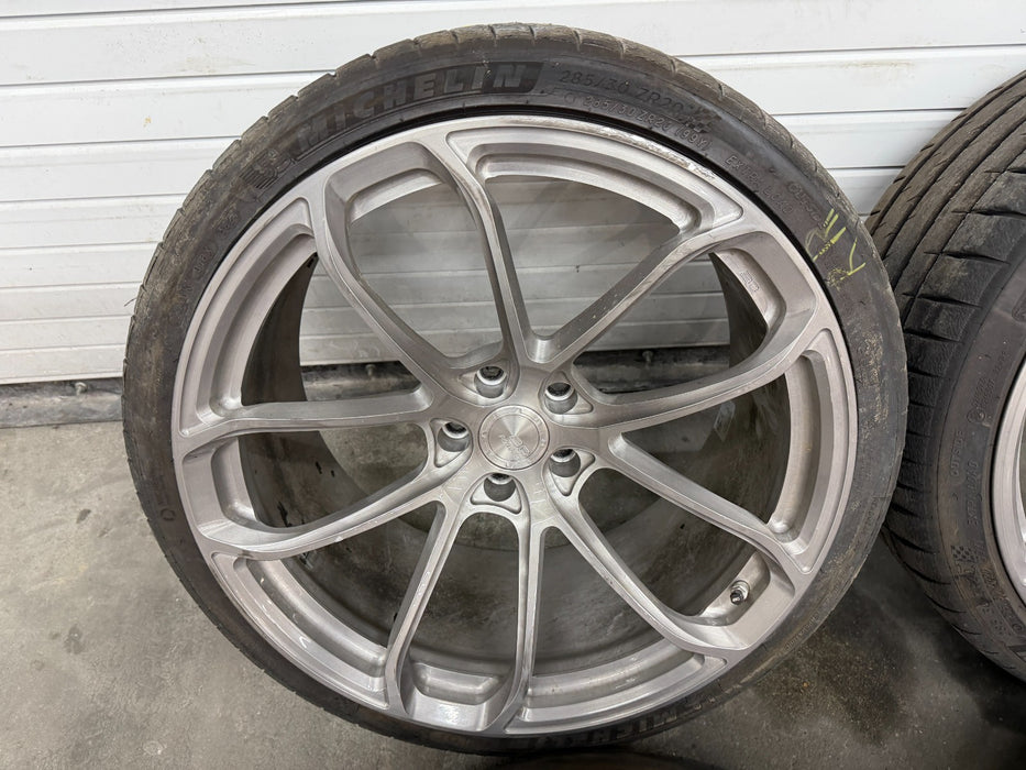 2024 BMW M3 G80 M4 G82 G8X BC FORGED WHEELS RIMS TIRES 5X112 *DAMAGE*