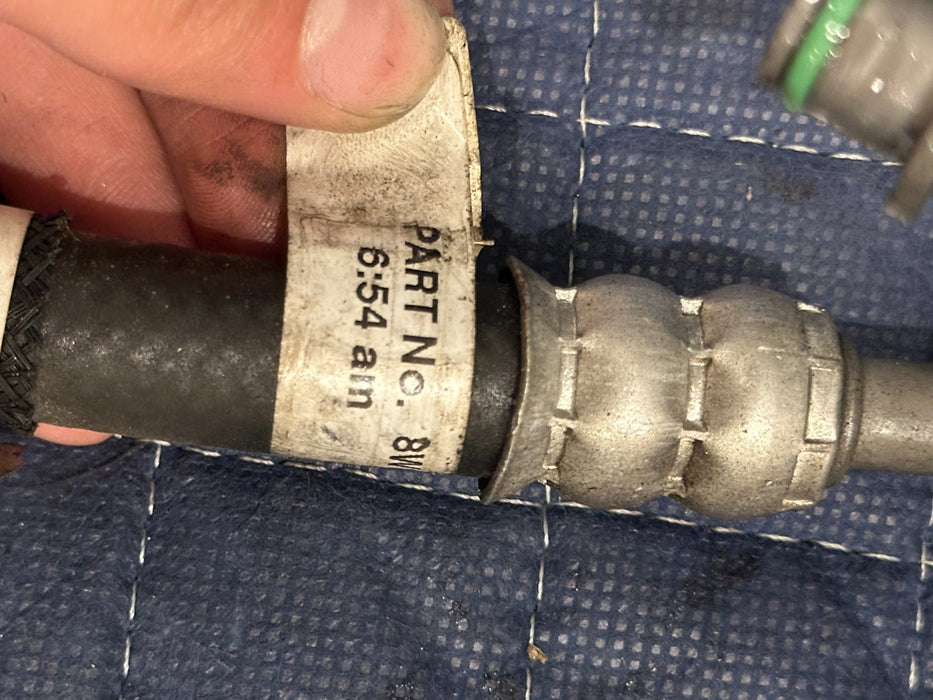 2015 JAGUAR F TYPE R POWER STEERING OIL COOLER LINE HOSE 8W83 3L602 AC OEM