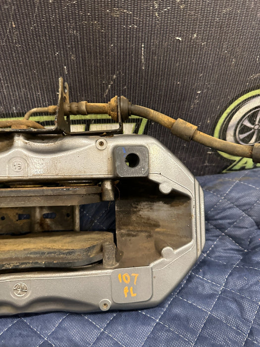 2014 AUDI R8 BREMBO FRONT LEFT CARBON CERAMIC BRAKE CALIPER OEM *READ*