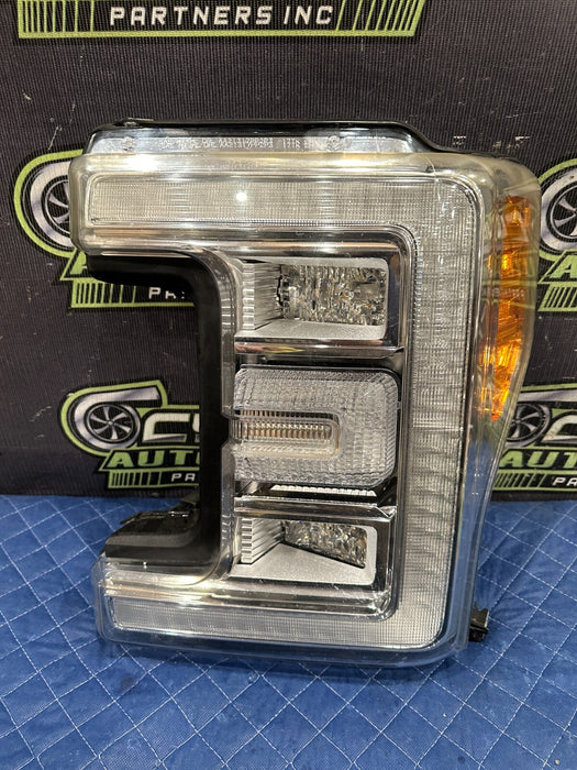 2017- 2019 FORD F250 F350 F450 DRIVER LEFT LED HEADLIGHT OEM W/ MODULE ~READ~