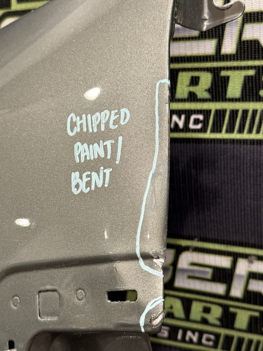 2017-2022 FORD F450 DUALLY LEFT FENDER OEM SILVER SPRUCE - BN *DAMAGE* (LOCAL PU