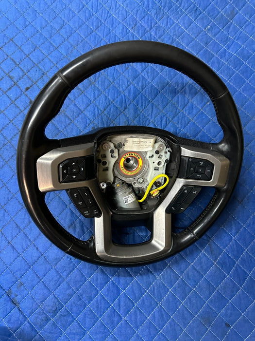 2019 FORD F350 F450 PLATINUM STEERING WHEEL ADAPTIVE CRUISE AND STEERING~READ~