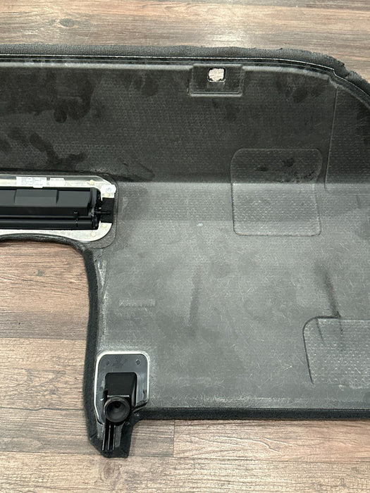 2014 AUDI R8 REAR PACKAGE TRAY BACK WALL CARPET COVER TRIM PANEL 420 863 411 L