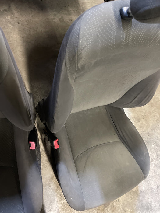 2014 TOYOTA PRIUS FRONT LH RH DRIVER PASSENGER CLOTH SEATS PAIR~COSMETIC WEAR~