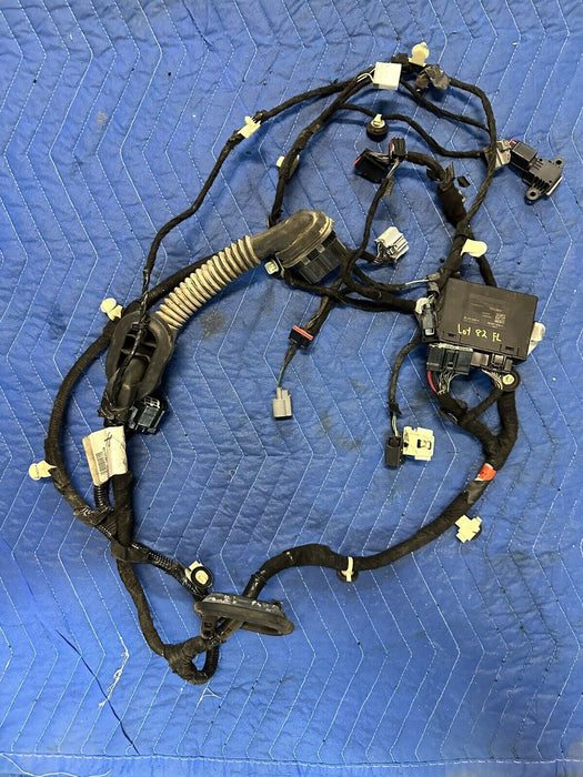 2019 FORD F250 F350 LARIAT FRONT DRIVER LEFT DOOR HARNESS W/ MODULE OEM