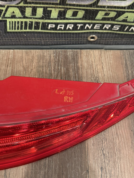 2014 PORSCHE 911 TURBO S 991 PASSENGER RIGHT TAIL LIGHT OEM