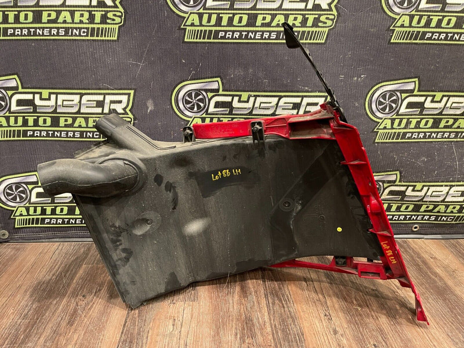 2017 2018 AUDI R8 PLUS DRIVER LEFT AIR DUCT INTAKE GUIDE W GRILLE PIECE OEM READ