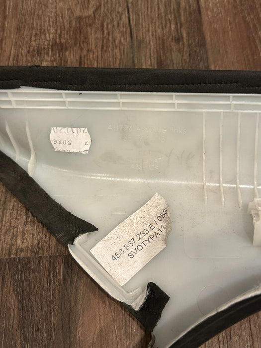 2021 AUDI R8 FRONT PASSENGER RIGHT ALCANTARA A PILLAR TRIM OEM *WEAR/READ*