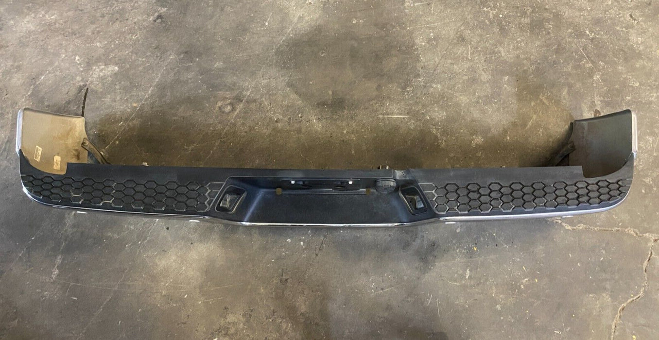 2014-2018 DODGE RAM 2500 3500 CUMMINS REAR CHROME BUMPER OEM *DENT/READ*