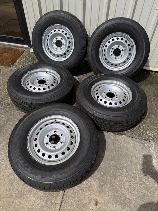 *NEW* FORD BRONCO RANGER FACTORY STEEL 16" WHEELS RIMS 255/70R16 TIRES