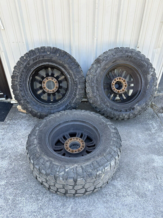 FUEL 20X9 IRONMAN ALL COUNTRY M/T 37X12.50R20LT 3PC ~CURBRASH~