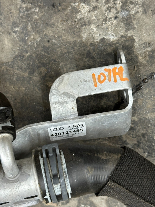 2014 AUDI R8 FRONT LEFT COOLANT HOSE PIPE OEM 420 121 455 420121455 420 121 045