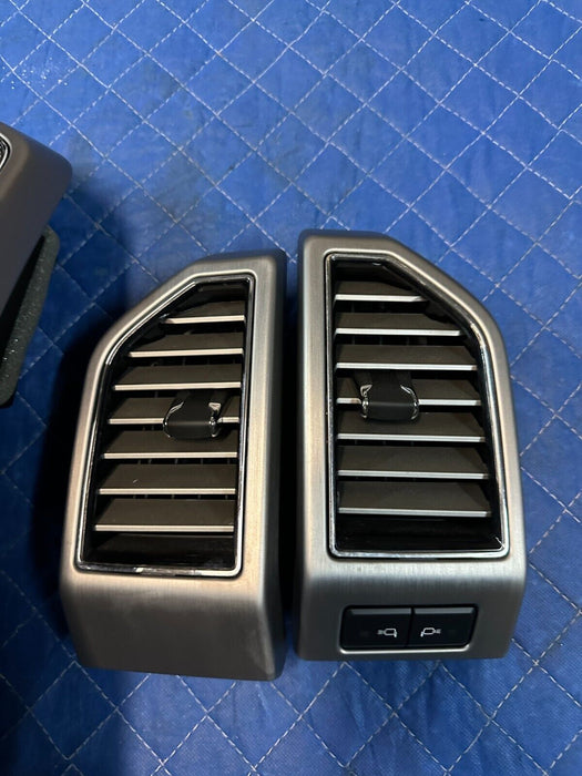 2017-2019 FORD F250 F350 F450 PLATINUM DASH AIR VENTS SET (4) OEM