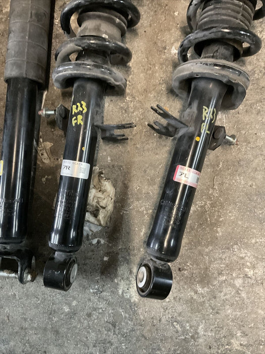 2017 NISSAN 370Z NISMO STRUT SHOCK SPRING KIT FRONT REAR 37K MILES OEM