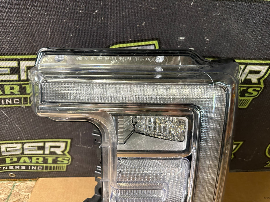 2017 2018 2019 FORD F250 F350 F450 HEADLIGHT DRIVER LEFT LED OEM W/ MODULE