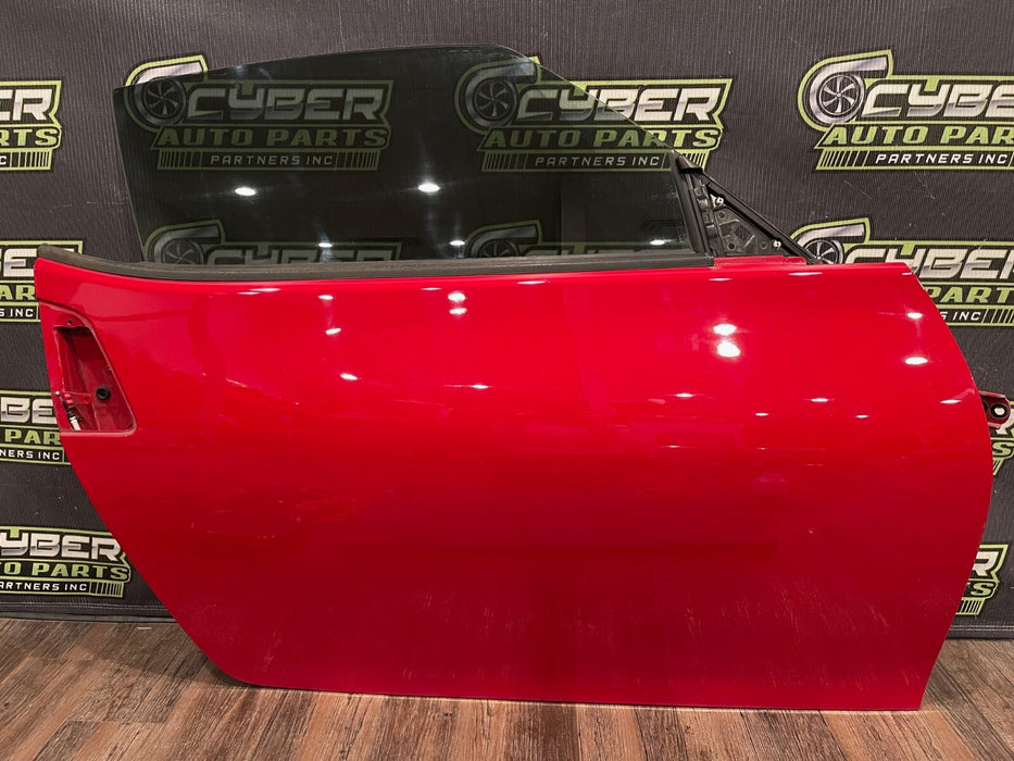 2017 NISSAN 370Z NISMO PASSENGER RIGHT DOOR OEM (SOLID RED) *LIGHT SCUFFS* READ!