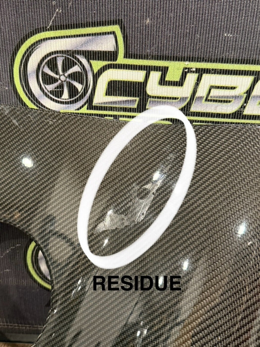 2008-2015 AUDI R8 CARBON FIBER PASSENGER SIDE BLADE OEM GENUINE *RESIDUE/READ*