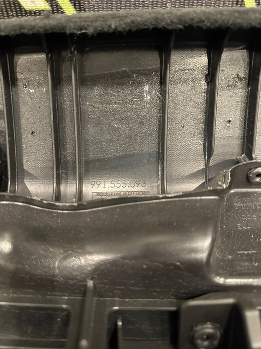 2014 PORSCHE 911 TURBO S REAR PARCEL SHELF CARPET PANEL TRIM OEM 991.555.093