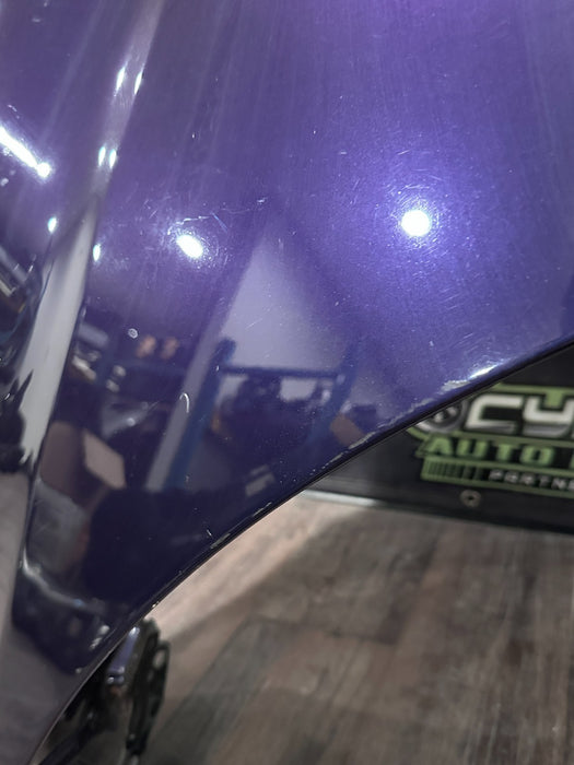 2014 AUDI R8 FRONT HOOD BONNET ASSEMBLY OEM GENUINE PURPLE