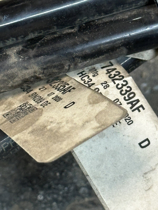 2021 FORD F450 6.7 DIESEL FUEL LINES HOSE TUBES (5PC) 48 GALLON OEM