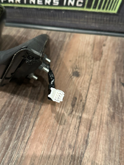 2010 NISSAN 370Z PASSENGER RIGHT DOOR MIRROR BLACK CHEERY (NAG) OEM