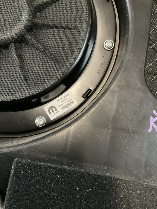 2022 RAM 1500 TRX HELLCAT P68277288AB AUDIO SPEAKER SUBWOOFER OEM