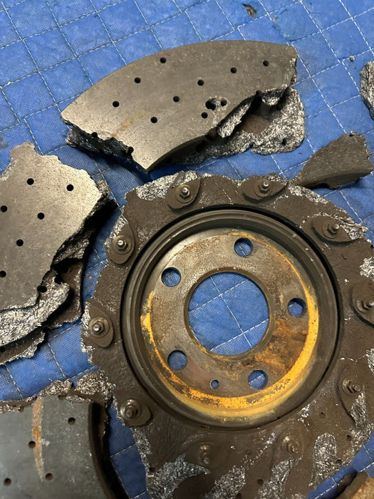 2017 2018 AUDI R8 CARBON CERAMIC ROTOR OEM GENUINE *DAMAGED*