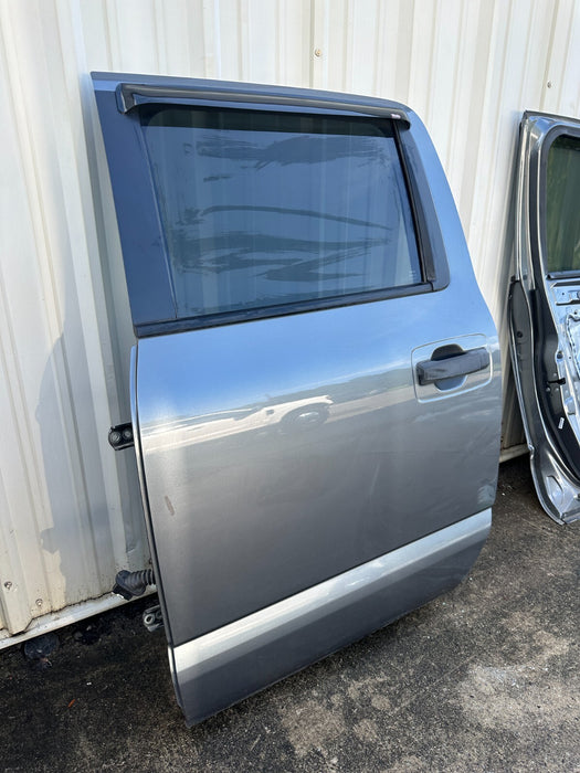 2016 Nissan Titan XD Crew Cab REAR LEFT DOOR SHELL GUN METALLIC (KAD) OEM