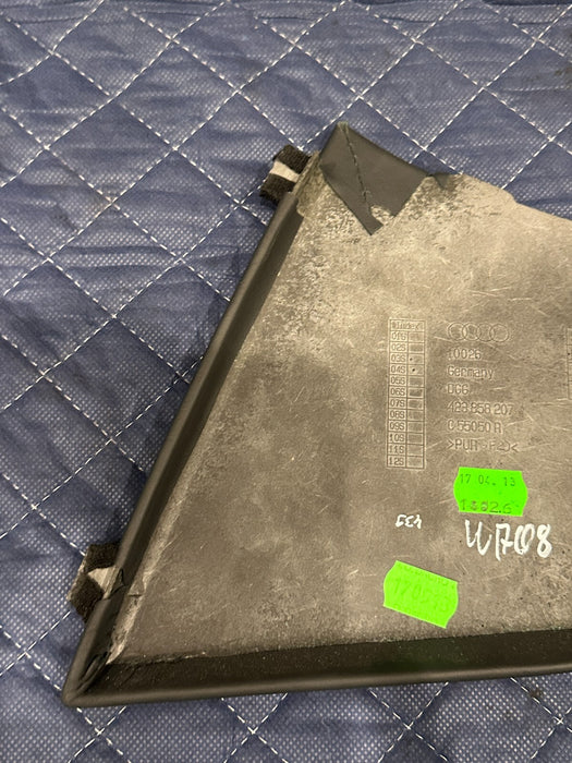 2014 AUDI R8 CENTER CONSOLE LEFT SIDE TRIM PANEL OEM 423 858 207 423858207